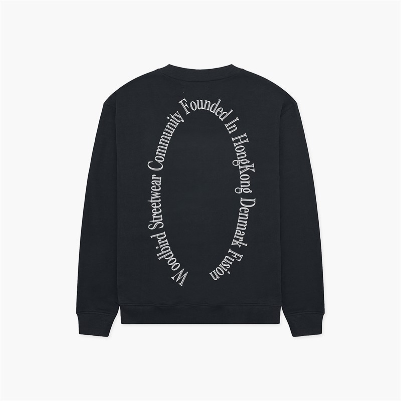 Woodbird Sweatshirt Cane Founded Homme Noir