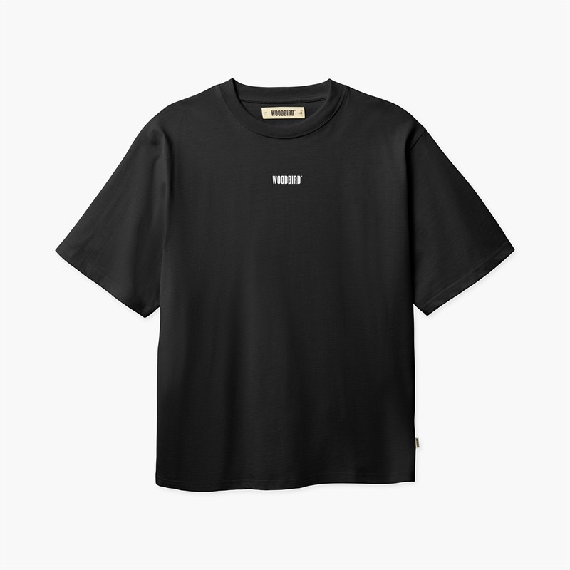 Woodbird Herre Baine T-Shirt Sort