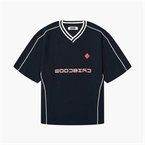 Woodbird Herren Beam 90er Sport T Shirt Dark Navy