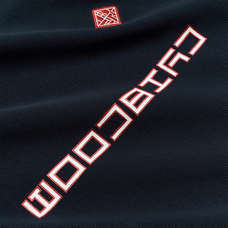 Woodbird Herren Beam 90er Sport T Shirt Dark Navy