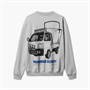 Woodbird Herren Zuckerrohr Truck Rundhals Sweatshirt Light Grey Melange