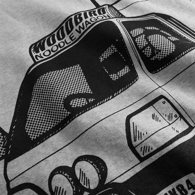 Woodbird Herren Zuckerrohr Truck Rundhals Sweatshirt Light Grey Melange