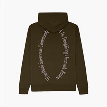 Woodbird Herren Pacs Founded Hoodie Dark Brown