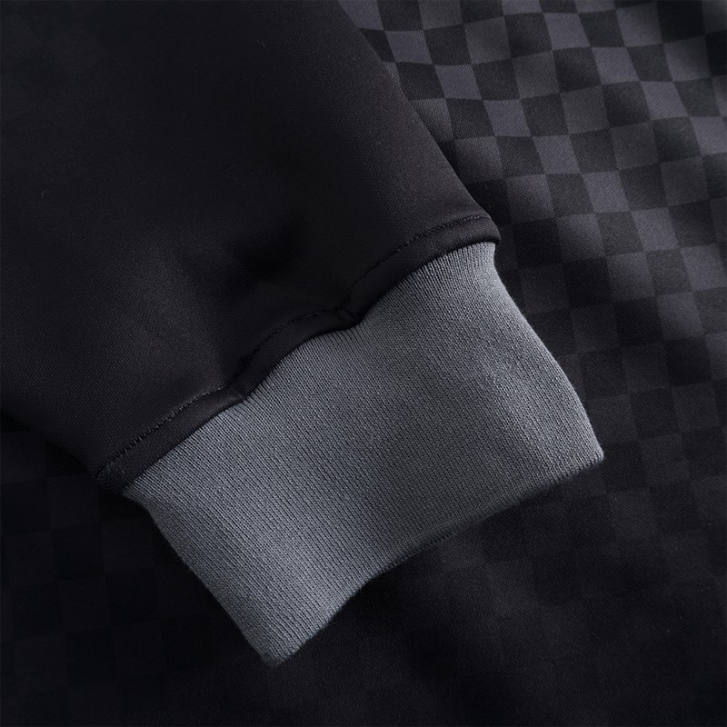 Woodbird Herren Kai Langarm Sport T Shirt Schwarz