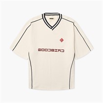 Woodbird Herren Beam 90er Sport T Shirt Off White