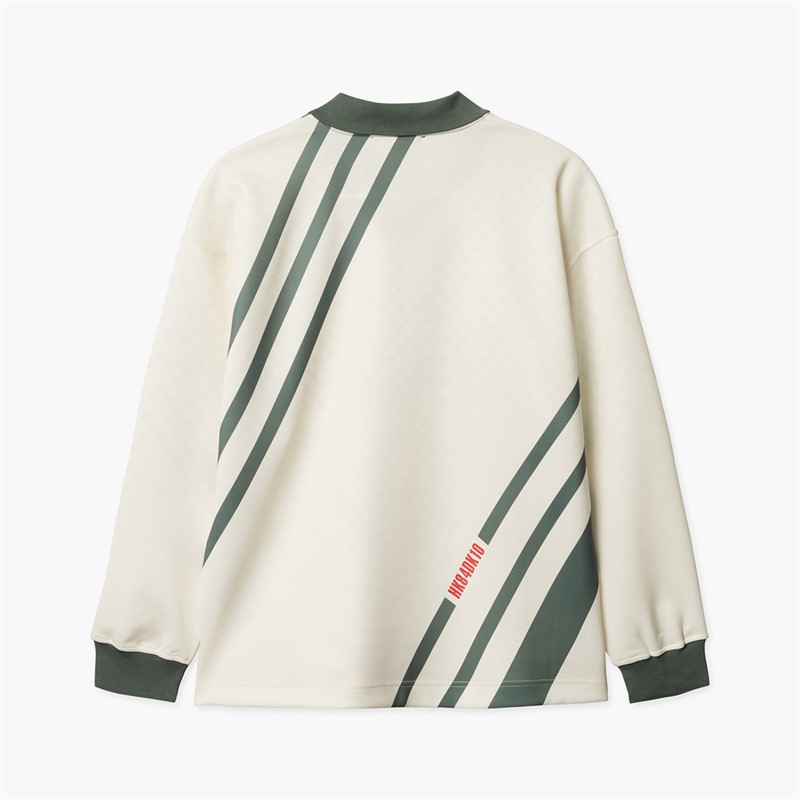 Woodbird Herren Kai Langarm Sport T Shirt Off White