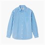 Woodbird Herren Hemd Klassisch Blue Stripe
