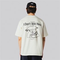 Woodbird Herre Baine Wok T-shirt Off White
