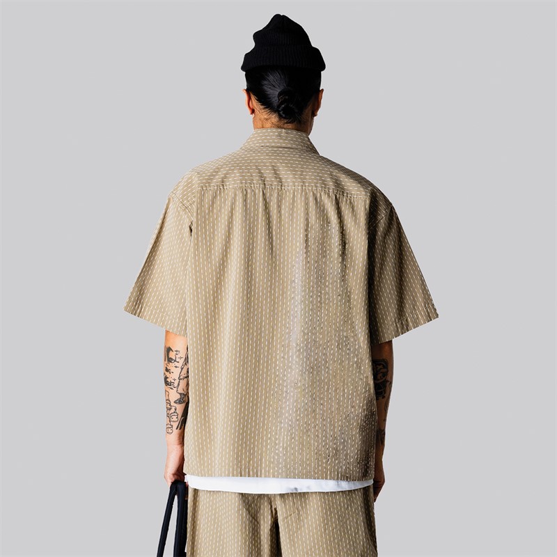 Woodbird Herre Wang Shiko Skjorte Stone