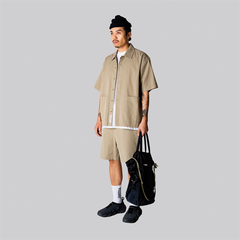 Woodbird Herre Wang Shiko Skjorte Stone