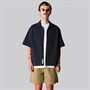 Woodbird Herre Wang Shiko Skjorte Dark Navy