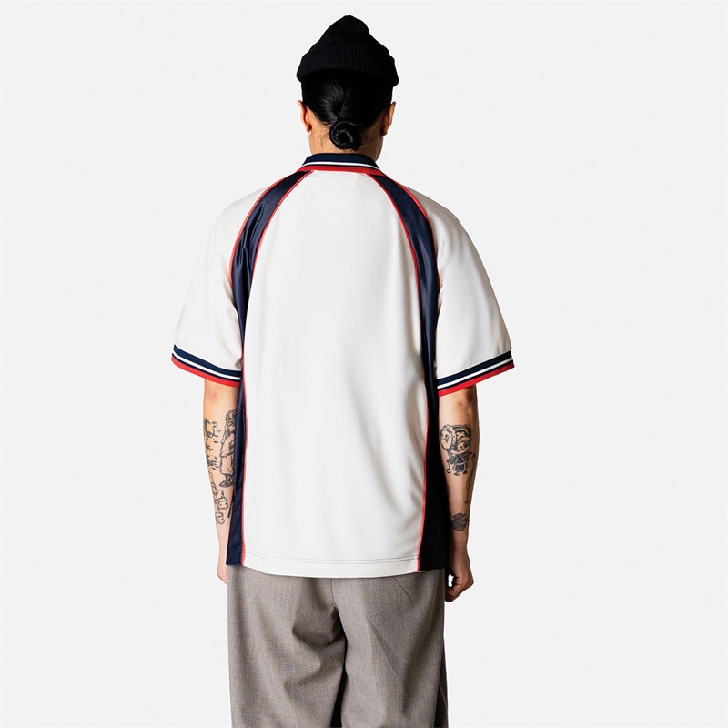 Woodbird Herre Taka Kortærmet Polo Shirt Off White