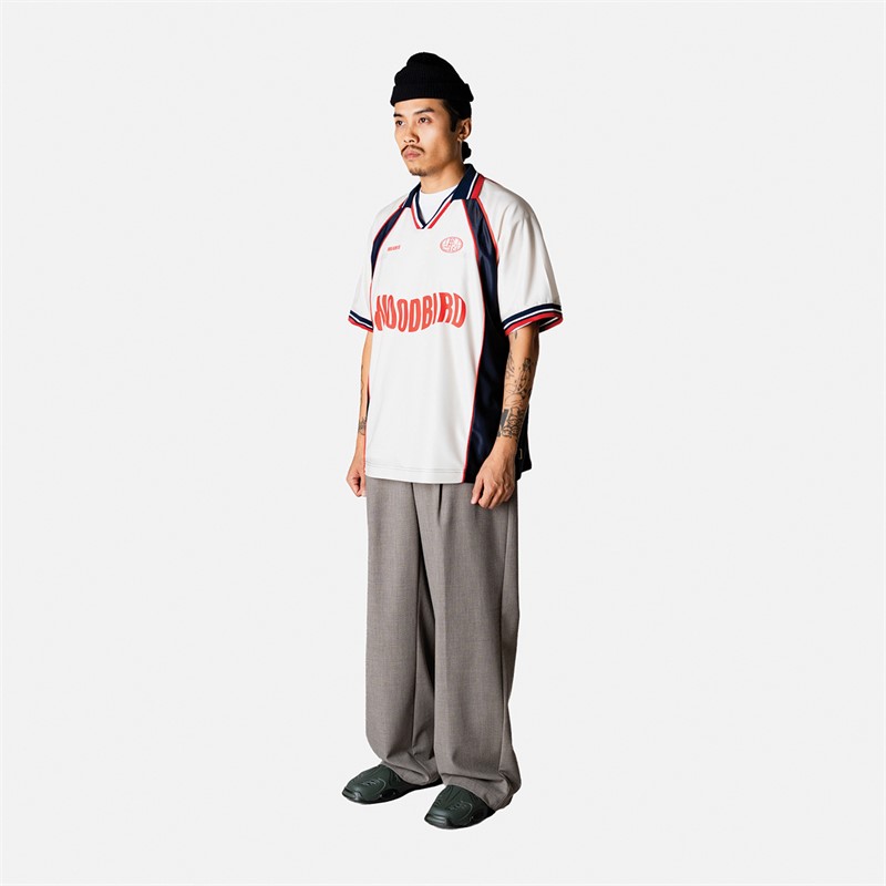Woodbird Herre Taka Kortærmet Polo Shirt Off White