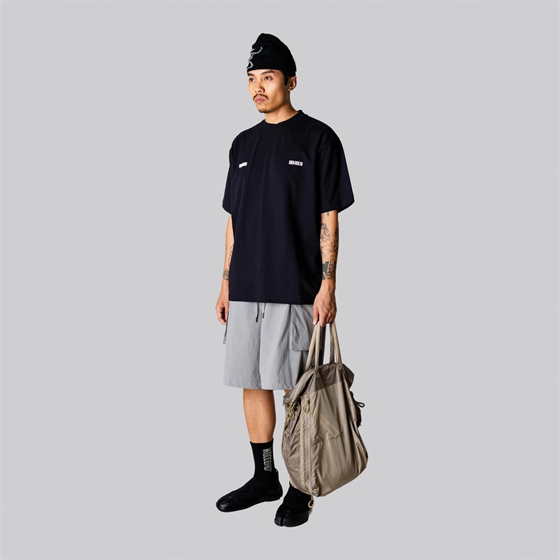 Woodbird Herre Baine Zilla T-shirt Sort
