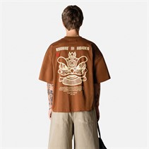 Woodbird Herre Beam Løve T-shirt Mid Brown