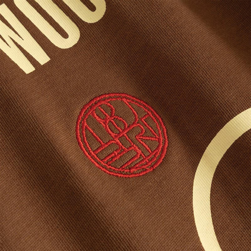 Woodbird Herre Beam Løve T-shirt Mid Brown
