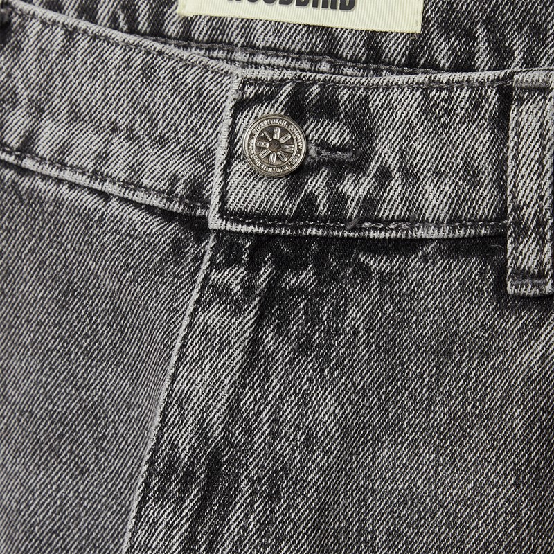 Woodbird Herre Doc Regular Tapered Jeans Grå