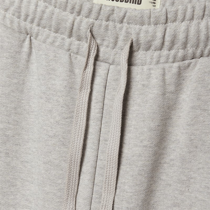 Woodbird Herre Basis Joggers Light Grey Melange