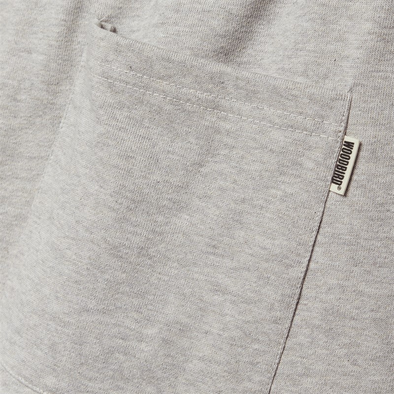 Woodbird Herre Basis Joggers Light Grey Melange