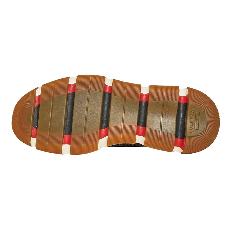 Cole Haan Mens 4.Zerogrand Stitchlite Oxford Shoes Black Twisted Knit