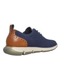 Cole Haan Mens 4.Zerogrand Stitchlite Oxford Shoes Navy/Ink Knit