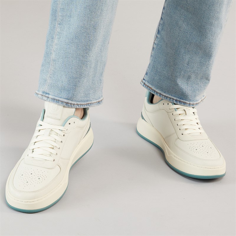 Cole Haan Mens Grandpro Crossover Trainers Ivory/Trellis - Size 7