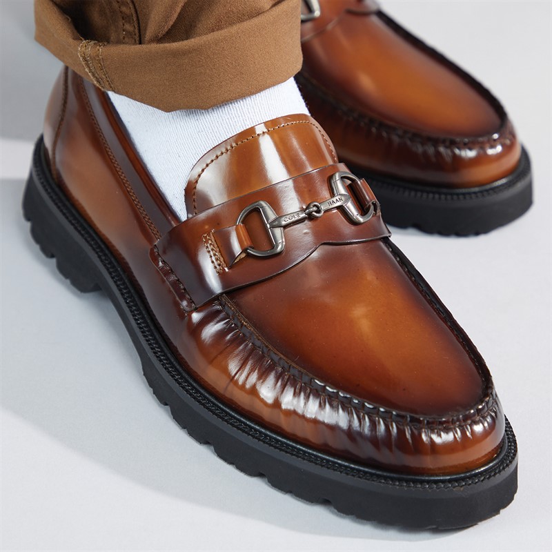 Cole Haan Mens American Classics Bit Loafers Dark Chocolate