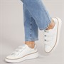 Cole Haan Womens Grandpro Topspin Triple Strap Trainers White/Silver