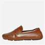 Cole Haan Mens Grand Laser Penny Driver Loafers Medium Brown