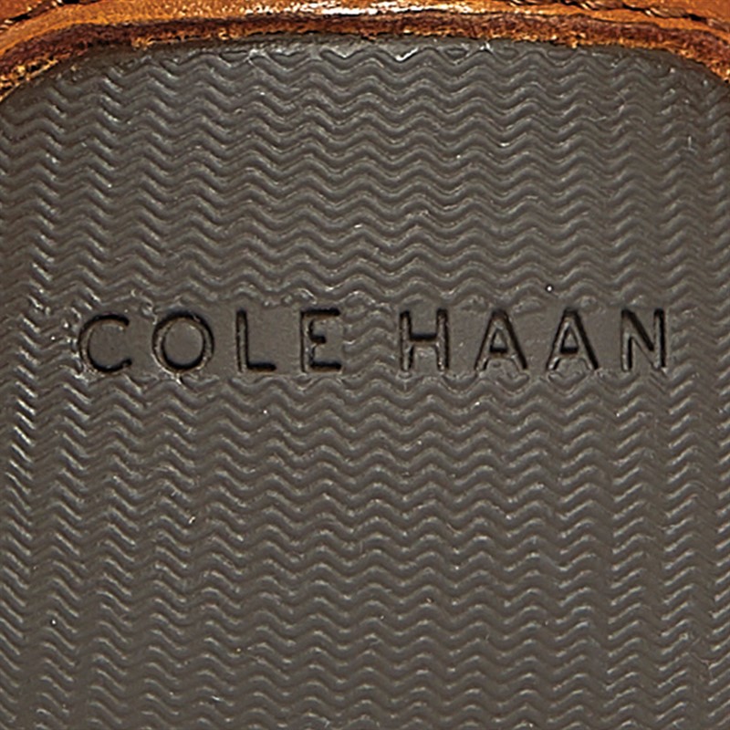 Cole Haan Mens Grand Laser Penny Driver Loafers Medium Brown