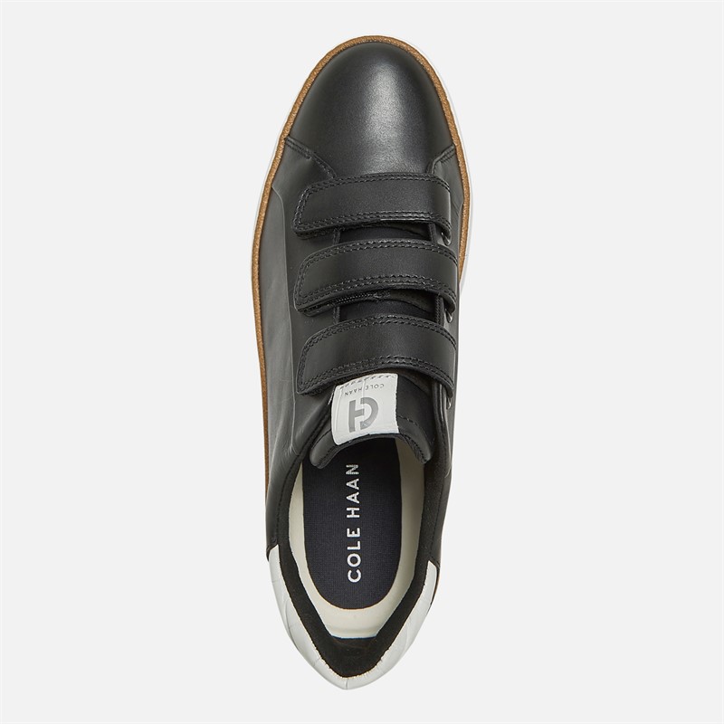 Cole Haan Womens Grandpro Topspin Triple Strap Trainers Black/White