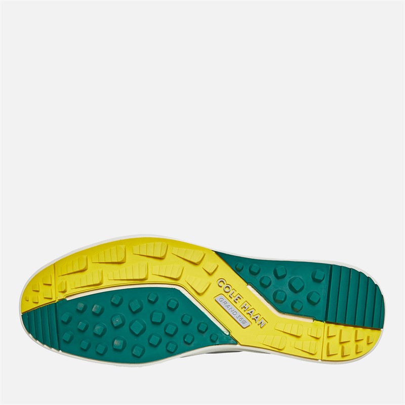 Cole Haan Mens Grandpro Crew Golf Trainers White/Adventurine/White