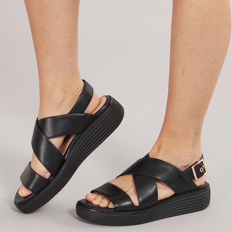 Cole Haan Womens Original Grand Platform Sandals Black/Black - Size 6