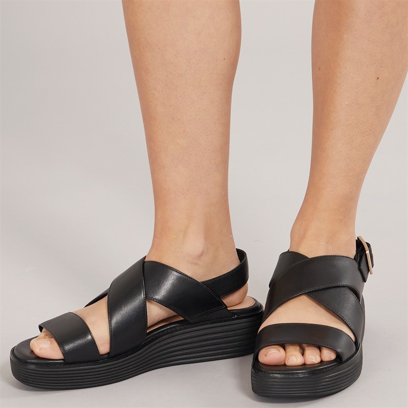 Cole Haan Womens Original Grand Platform Sandals Black/Black