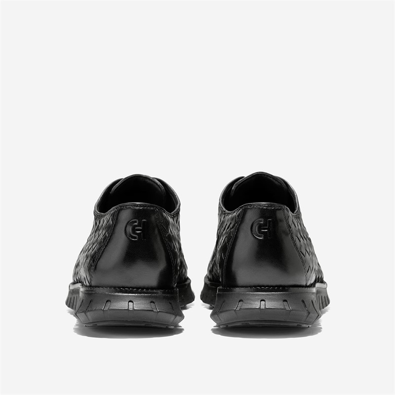 Cole Haan Mens Zerogrand Remastered Woven OX Shoes Black/Black