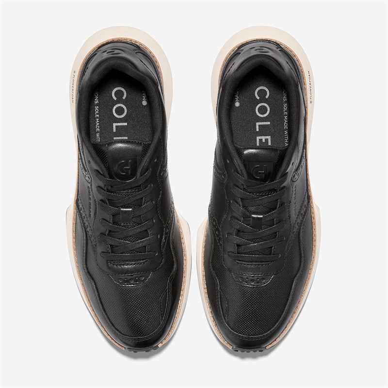 Cole Haan Mens Grandpro Ashland Trainers Black/Ivory