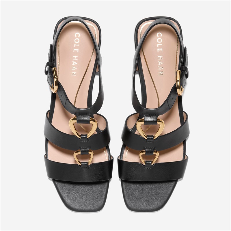 Cole Haan Womens Lyanna Link Sandals Black