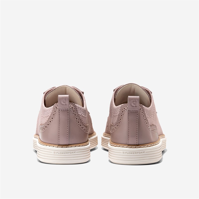 Cole Haan Womens Original Grand Camarin Stitchlite Oxford Shoes Ivory