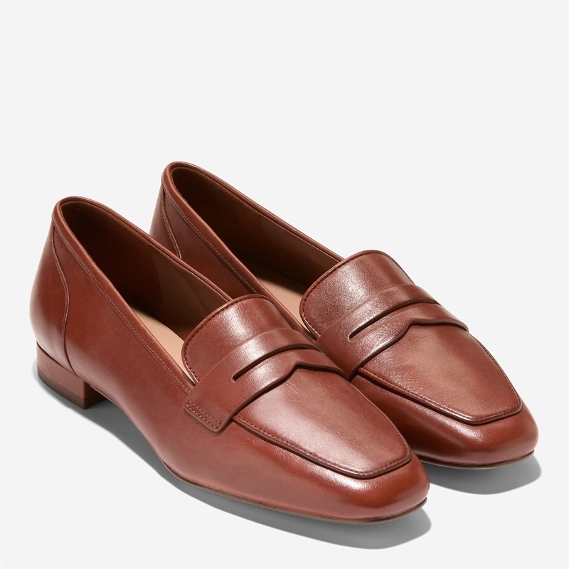 Cole Haan Womens Tarese Soft Loafers Cuoio