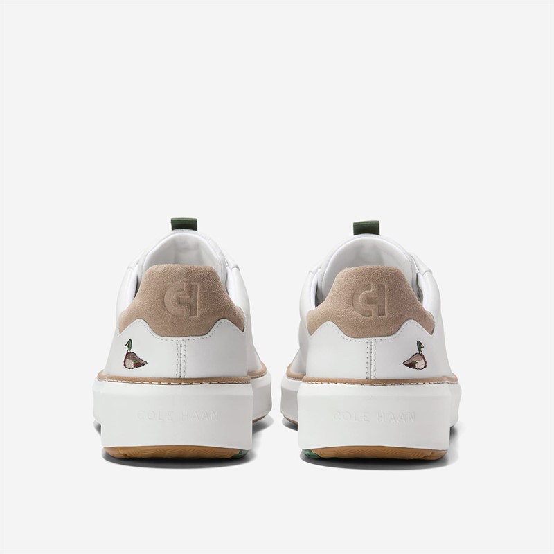 Cole Haan Mens Grandpro Topspin Golf Trainers Otic White/Mrytle