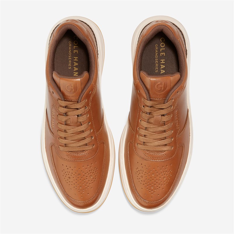 Cole Haan Mens Granpro Crossover Trainers British Tan/Ivory