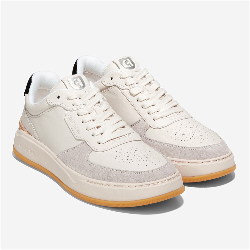 Cole Haan Mens Granpro Crossover Trainers Ivory/Gum/Black