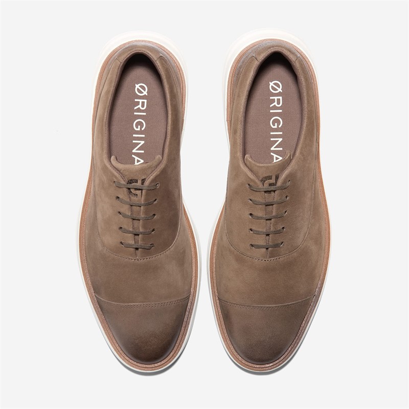 Cole Haan Mens Original Grand Cityspectre Cap Toe Oxford Shoes Morel