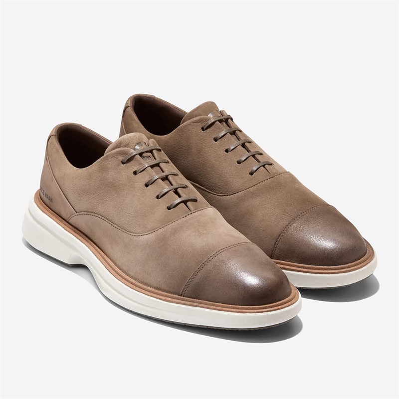 Cole Haan Mens Original Grand Cityspectre Cap Toe Oxford Shoes Morel