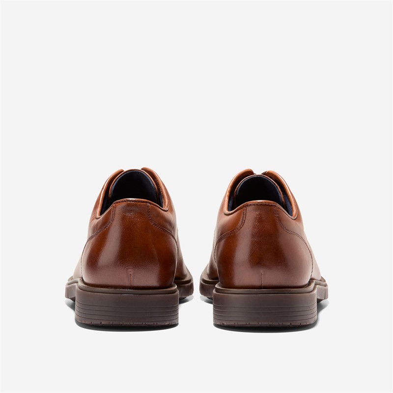 Cole Haan Mens Grandflex Dress Cap Toe Oxford Shoes Mahogany