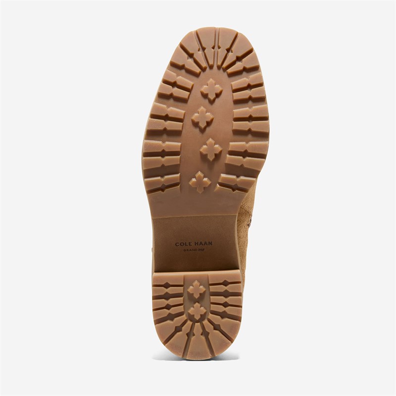 Cole Haan Womens Gillian Lug Waterproof Boots Golden Toffee