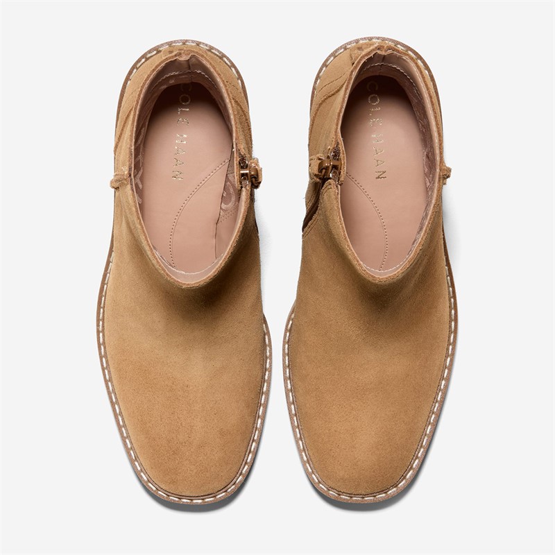 Cole Haan Womens Gillian Lug Waterproof Boots Golden Toffee