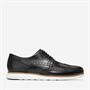Cole Haan Mens Original Grand Wingtip Oxford Classic Shoes Black/White