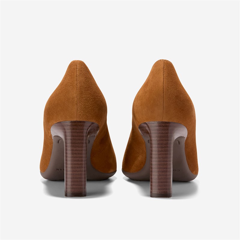 Cole Haan Womens Grand Ambition 2.0 Angelica Heels Tobacco/Brown
