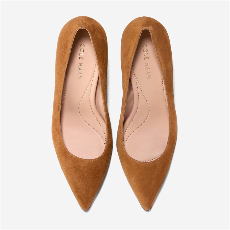 Cole Haan Womens Grand Ambition 2.0 Angelica Heels Tobacco/Brown